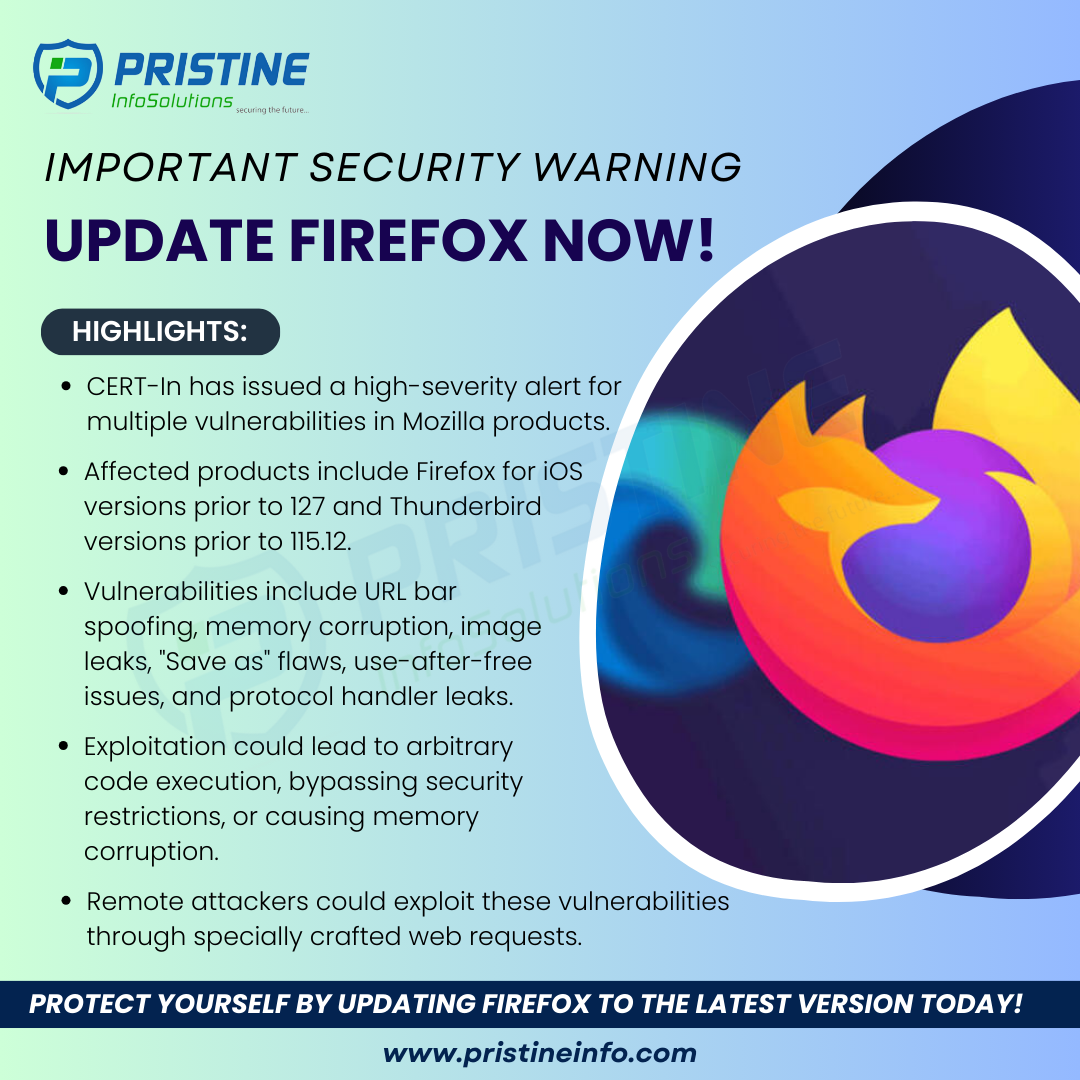 firefox update warning